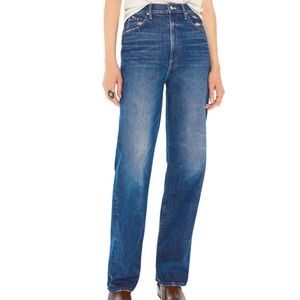 MOTHER HIGH WAISTED TUNNEL VISION SNEAK JEANS 29